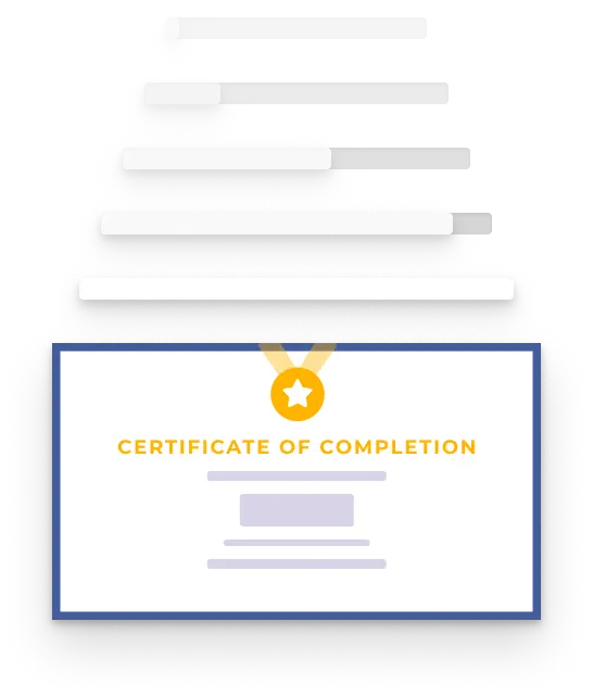 Certificate of completion graphic