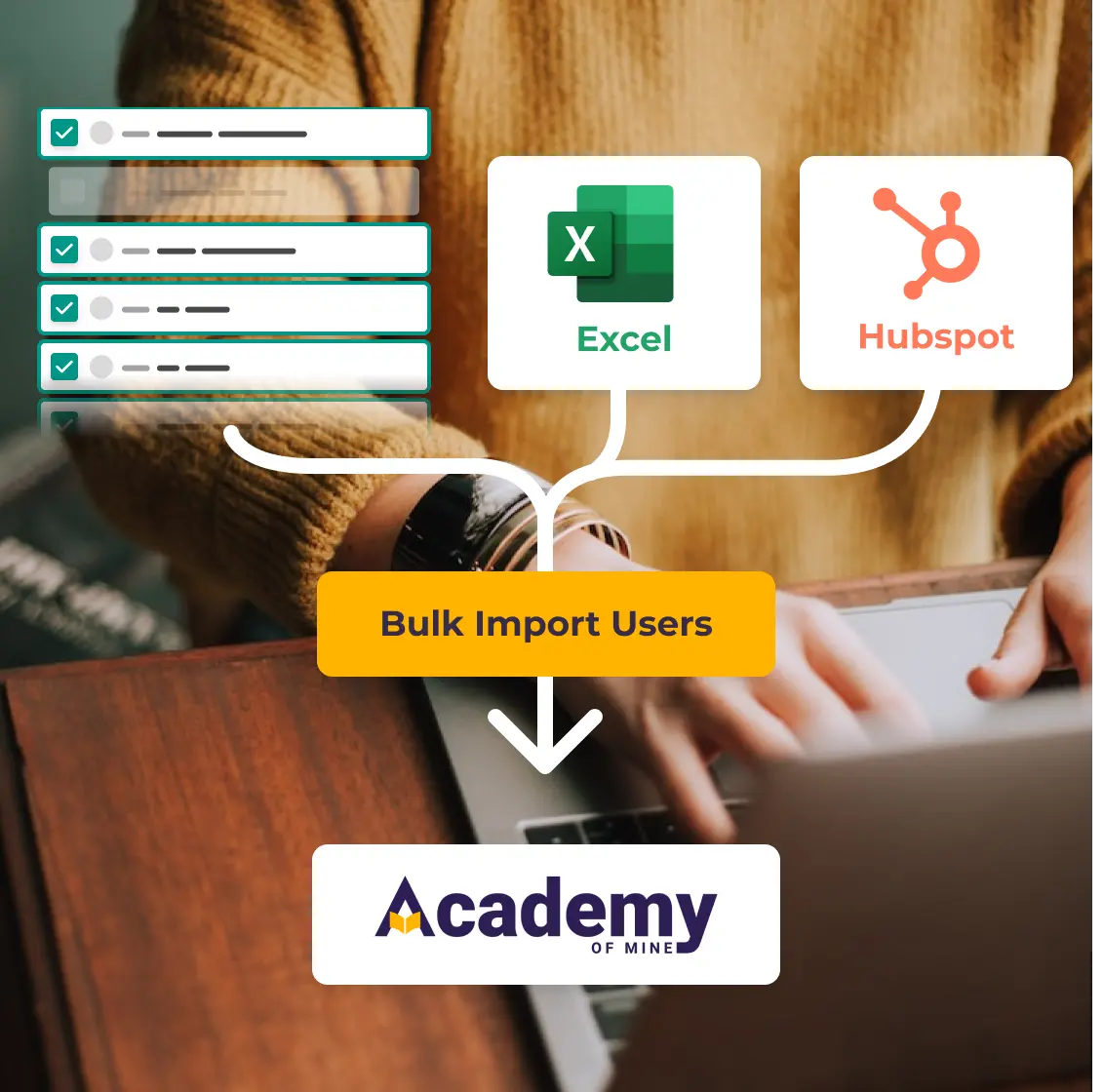 Enroll users graphic