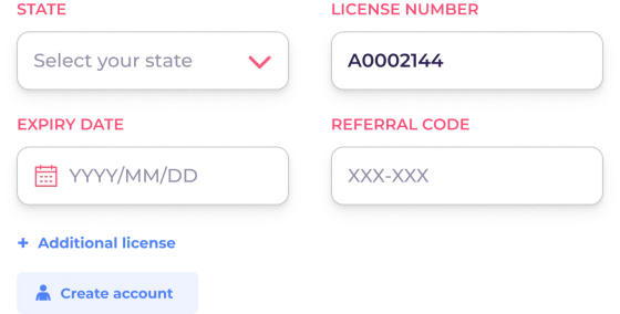 Text input fields graphic