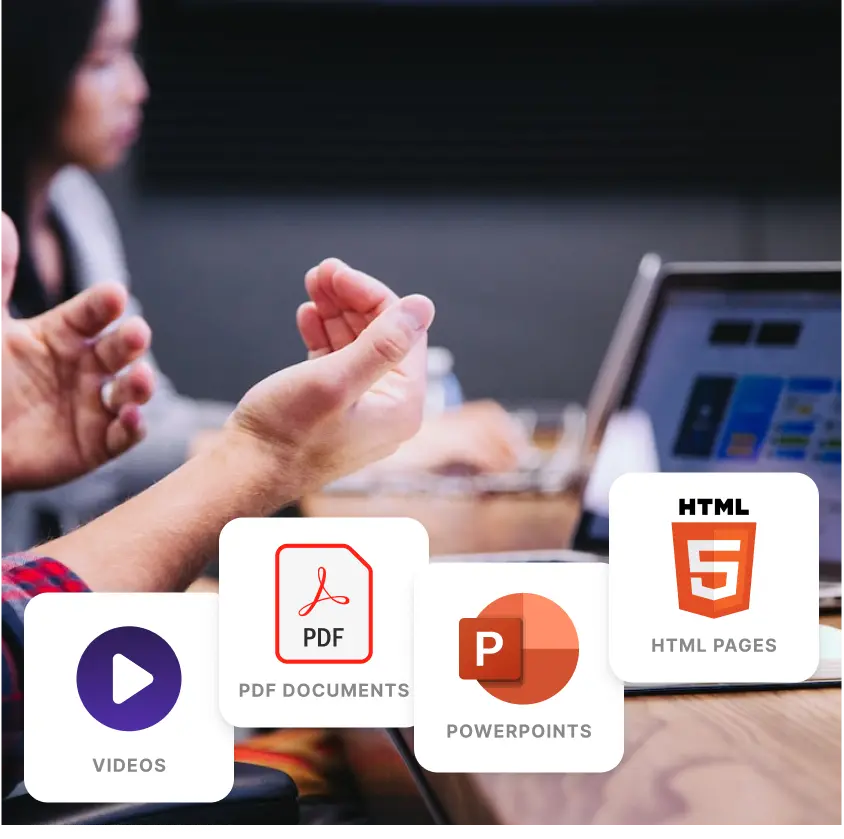 Supported file formats graphic