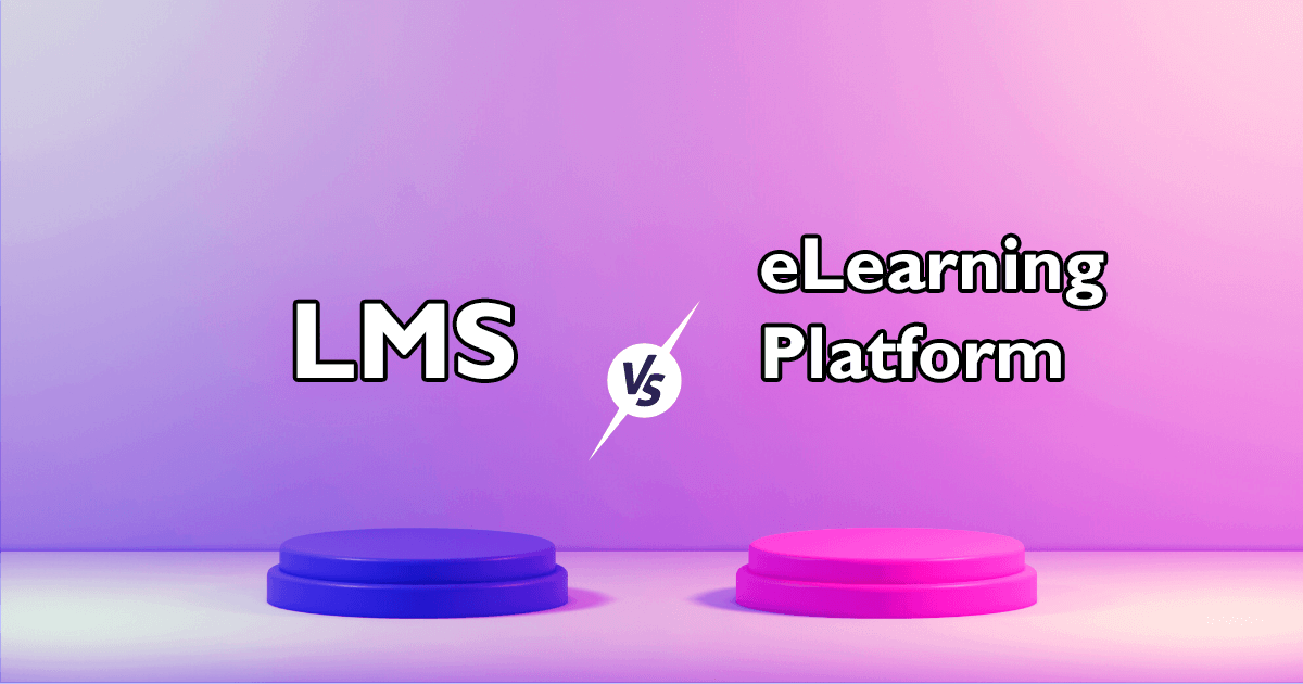 LMS vs. eLearning Platform – What's the big difference? cover image